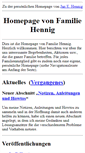 Mobile Screenshot of hennignetz.de